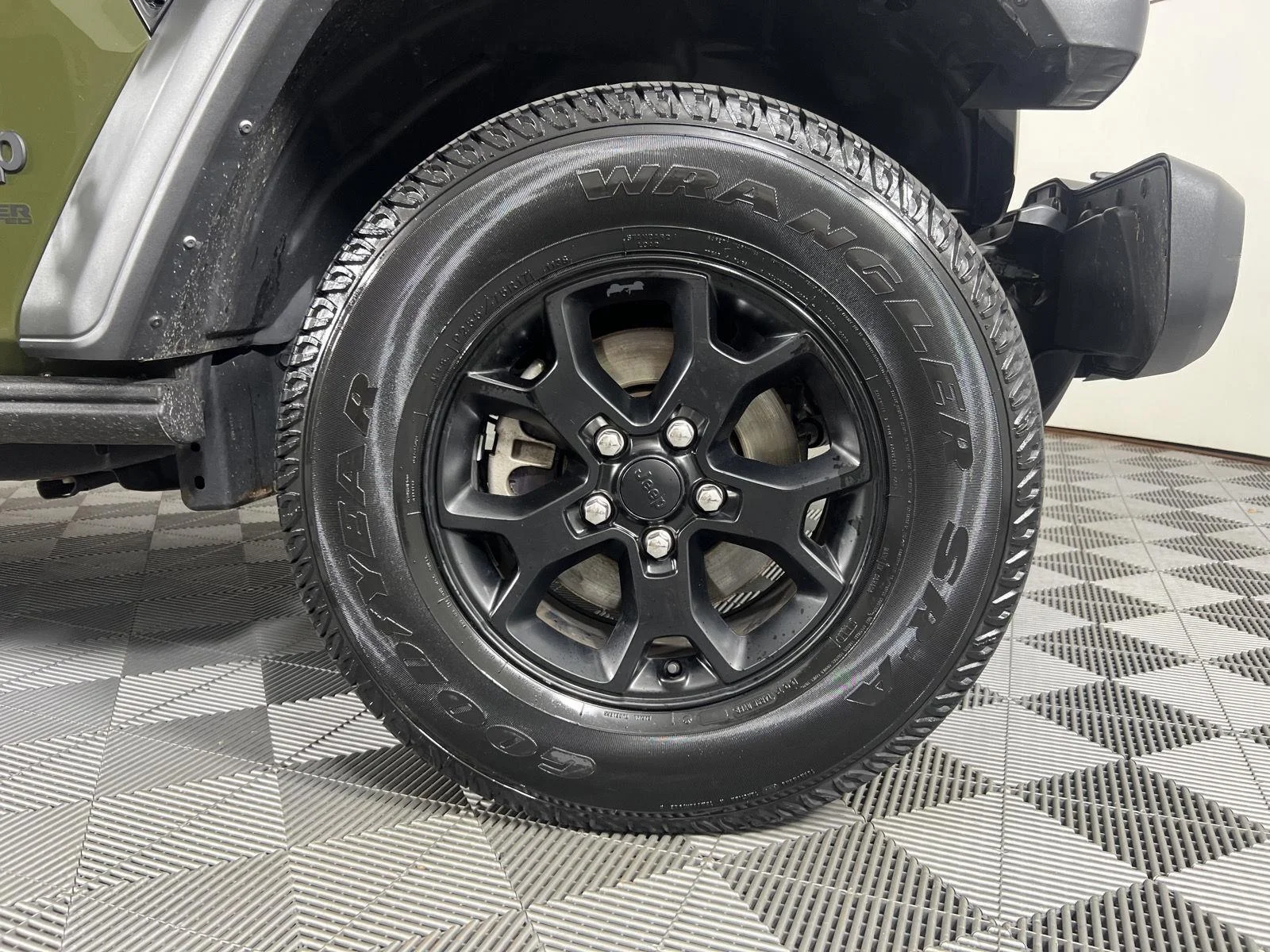 Used 2022 Sarge Green Clearcoat Jeep Unlimited Willys image 14