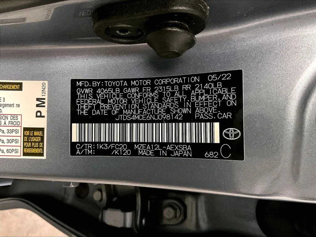 Certified Used 2022 Gray Toyota SE image 39