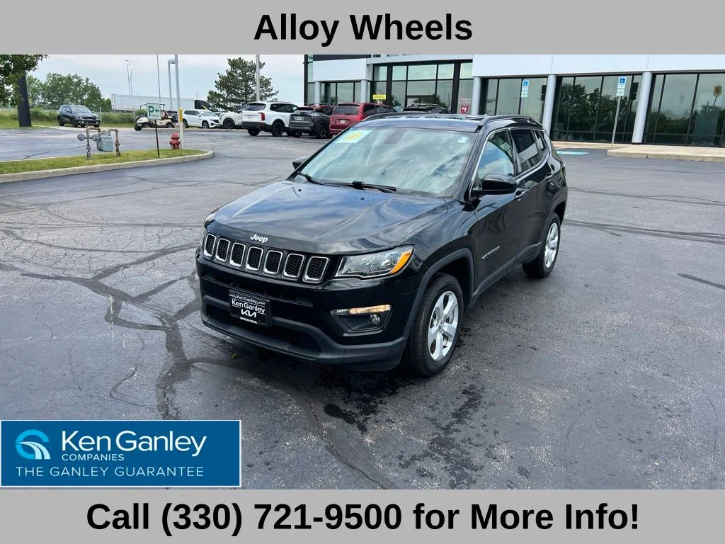 Used 2019 Jeep Compass Latitude with VIN 3C4NJDBB8KT660995 for sale in Medina, OH