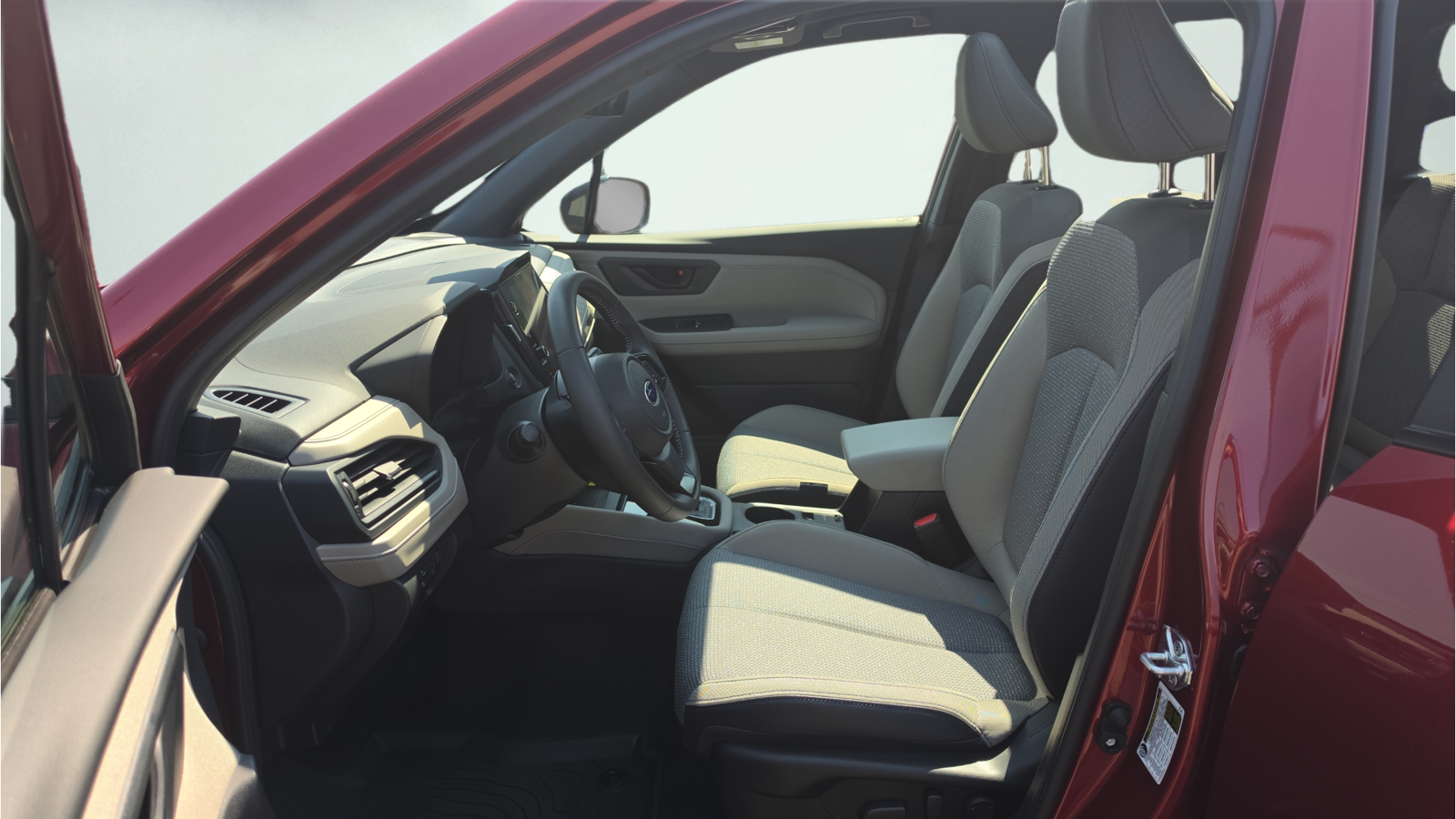 Used 2025 Crimson Red Pearl Subaru Premium image 19