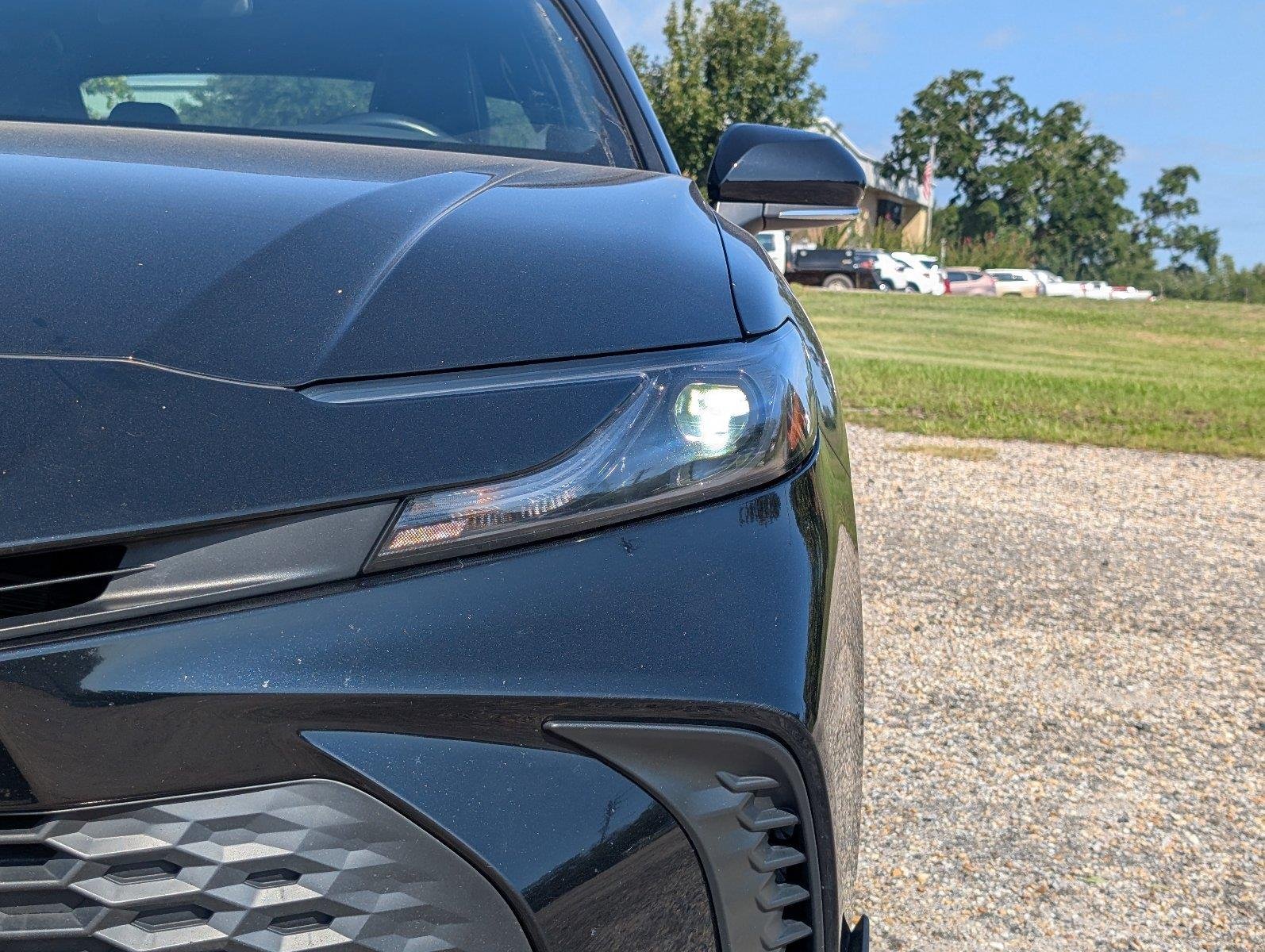 Used 2025 Midnight Black Metallic Toyota SE image 14