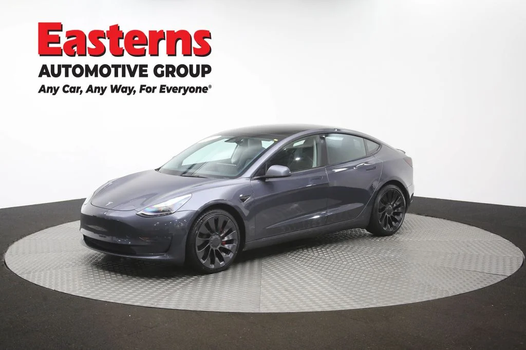 Used 2022 Gray Tesla Performance image 51