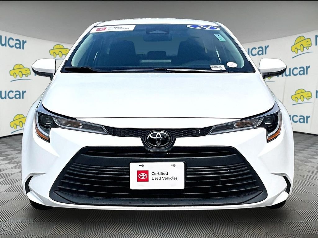 Certified Used 2024 White Toyota LE image 2