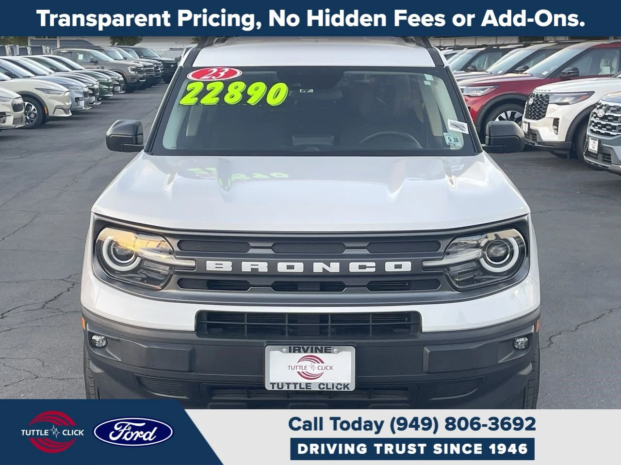 Used 2023 OXFORD WHITE Ford Big Bend image 11