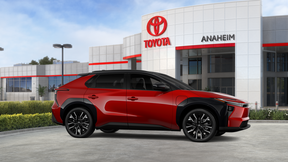 New 2026 Supersonic Red with Midnight Black Metallic roof Toyota Limited image 13