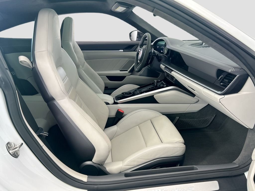 Used 2021 Carrara White Metallic Porsche Turbo S image 18