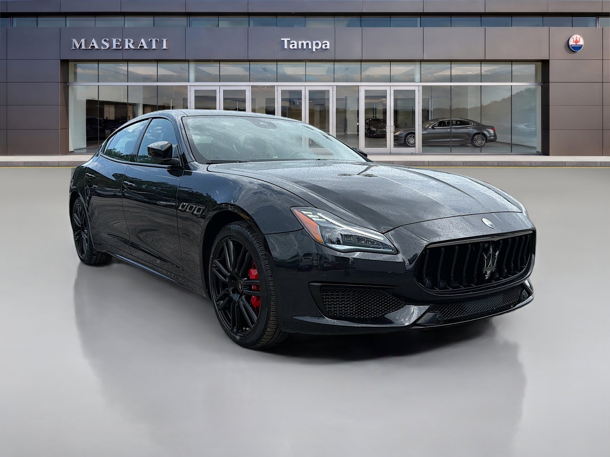 Used 2023 Nero Ribelle Mica Maserati Modena image 1