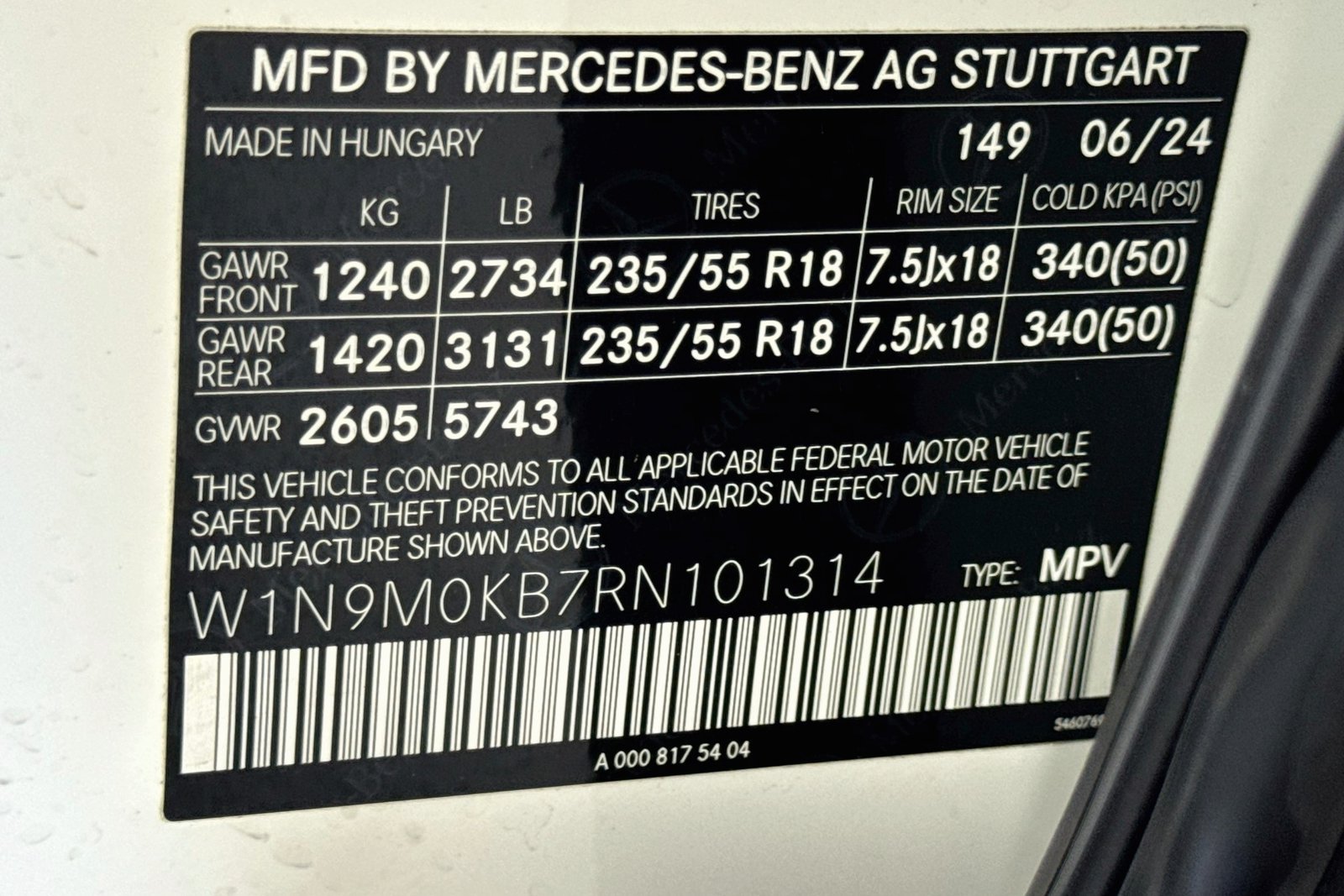 Certified Used 2024 Polar White Mercedes-Benz EQB 300 image 30