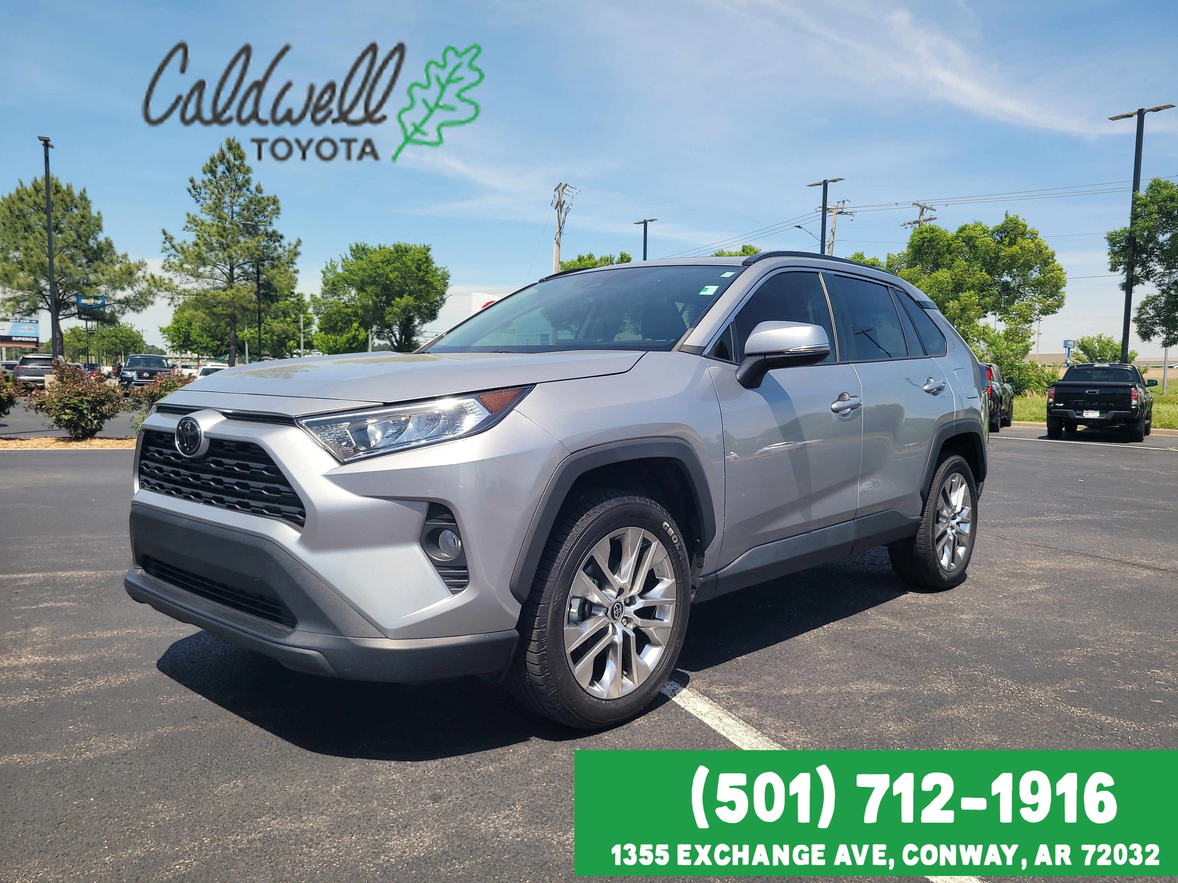 Silver Sky Metallic 2021 Toyota RAV4 XLE Premium FWD SUV / Crossover Front-Wheel Drive