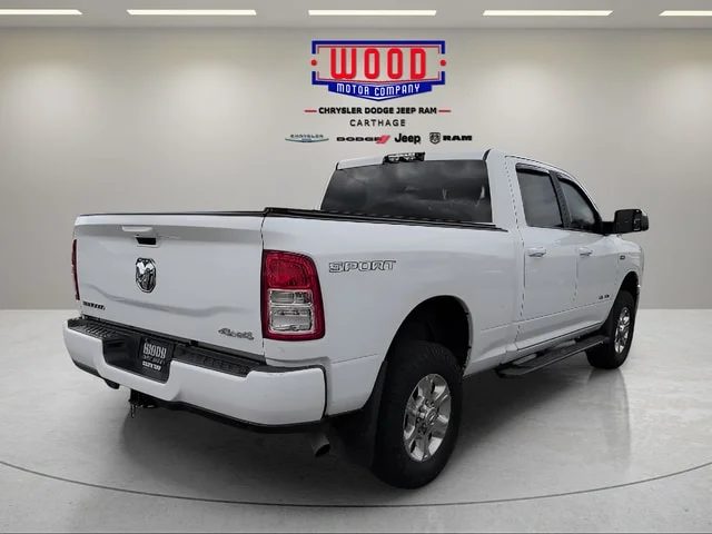 Used 2019 Bright White Clearcoat Ram Big Horn image 3