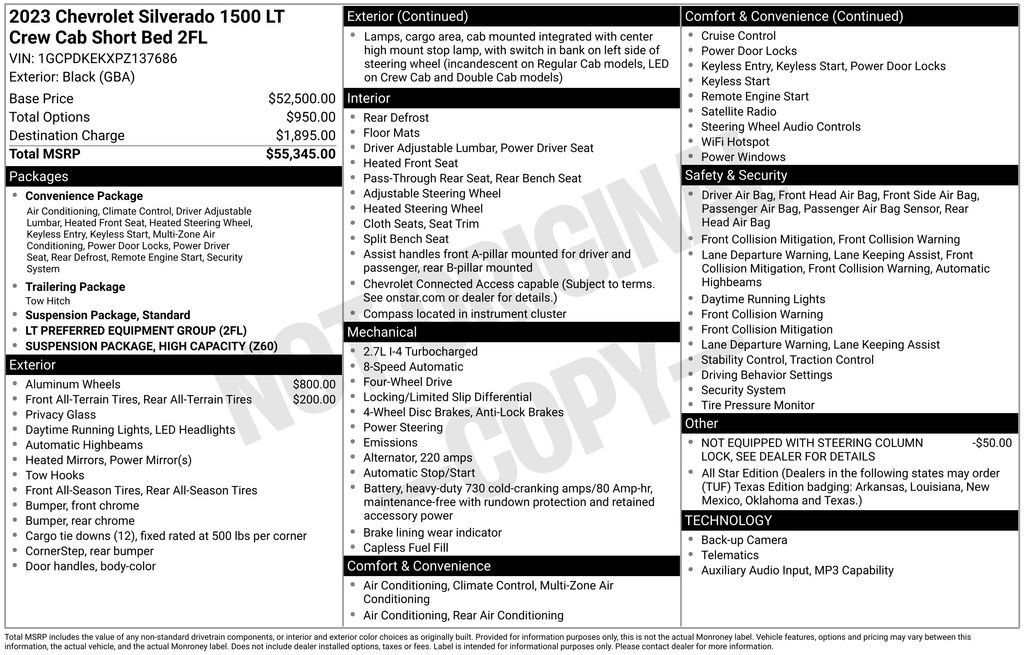 Used 2023 Black Chevrolet LT image 21