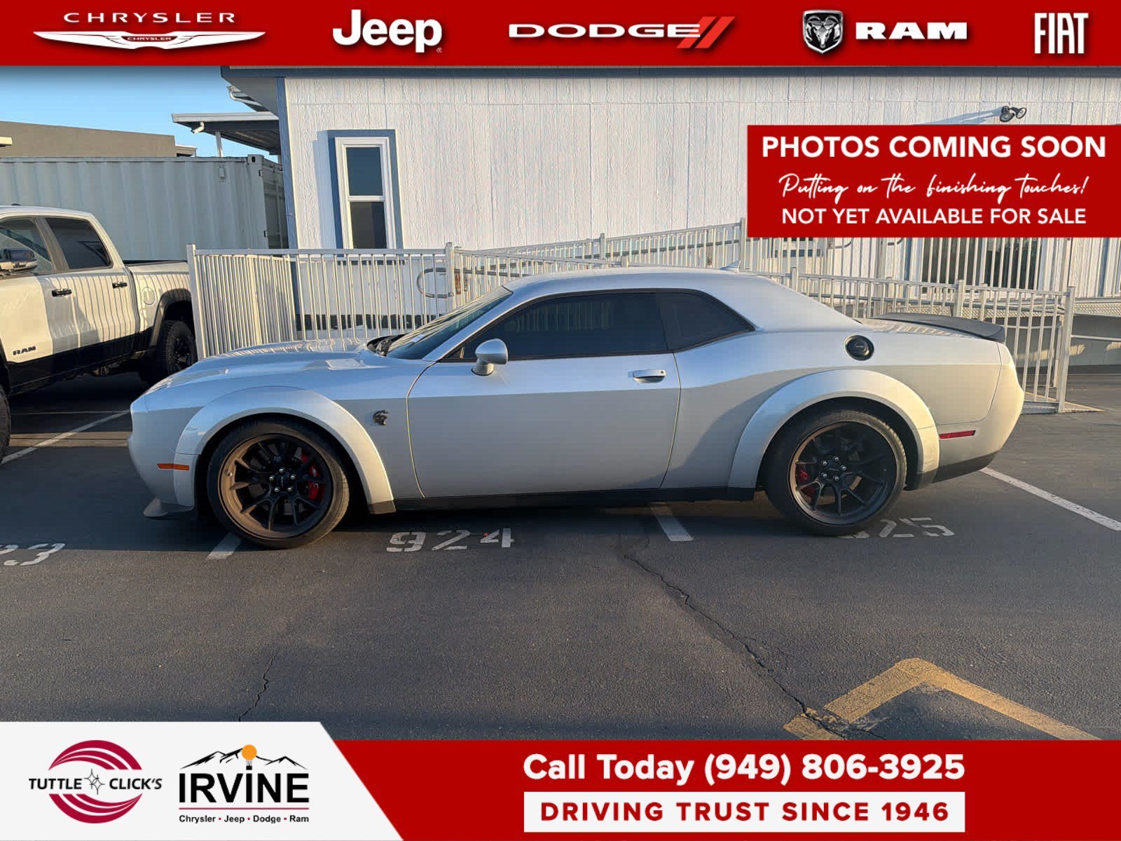 Used 2021 Triple Nickel Clearcoat Dodge SRT Hellcat Redeye Widebody image 3