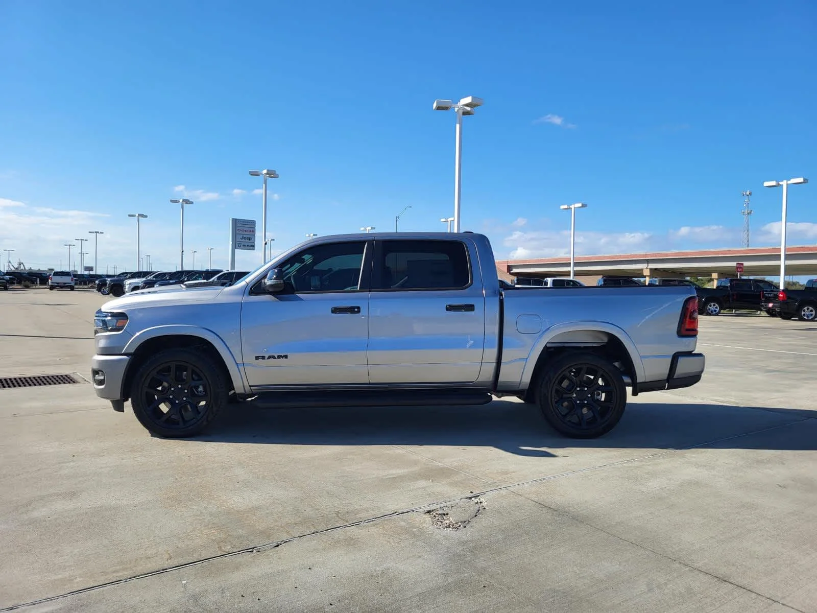 New 2026 Billet Silver Metallic Clear-Coat Exterior Paint RAM Laramie image 2
