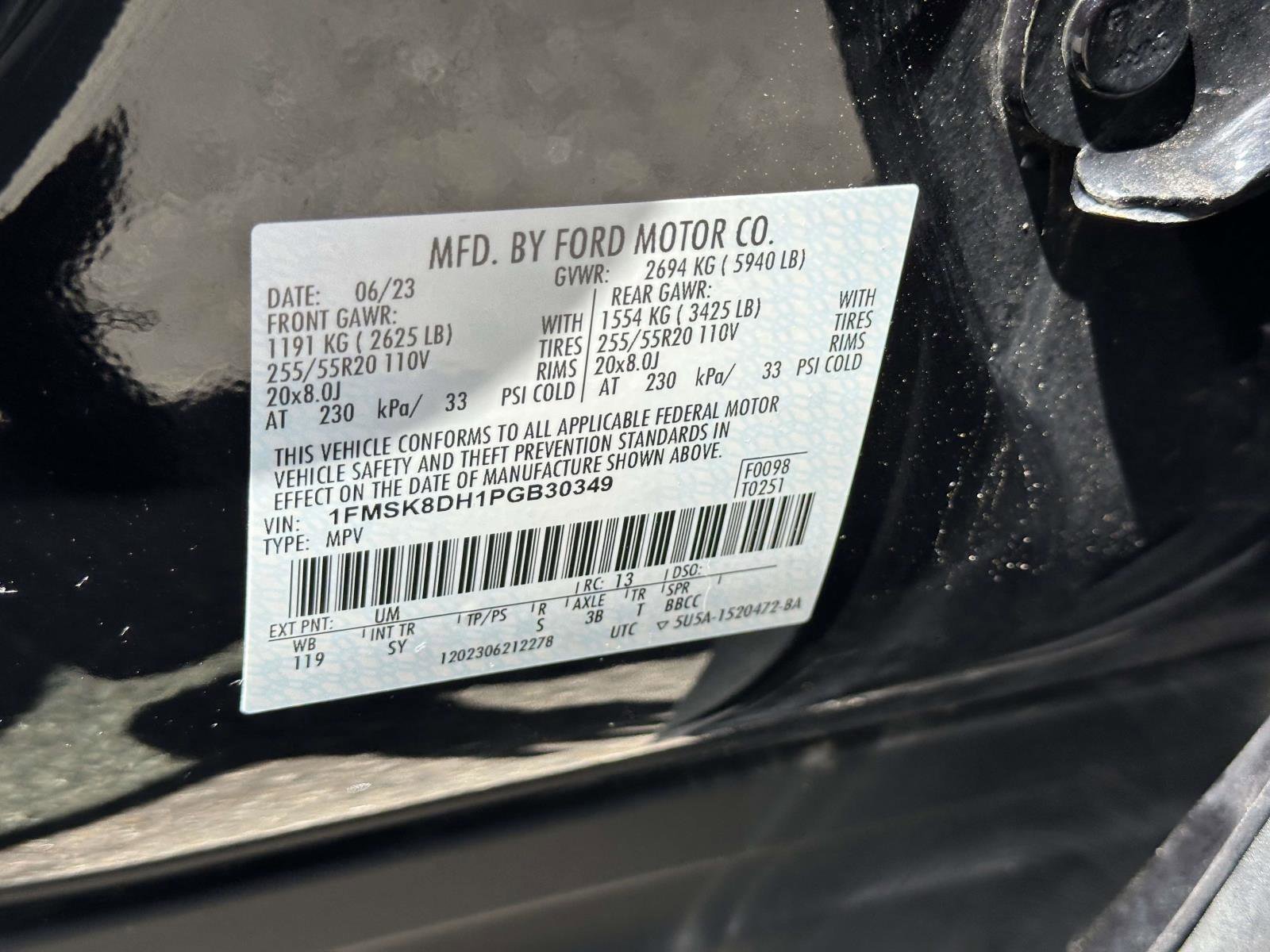 Certified Used 2023 Black Metallic Ford XLT image 15