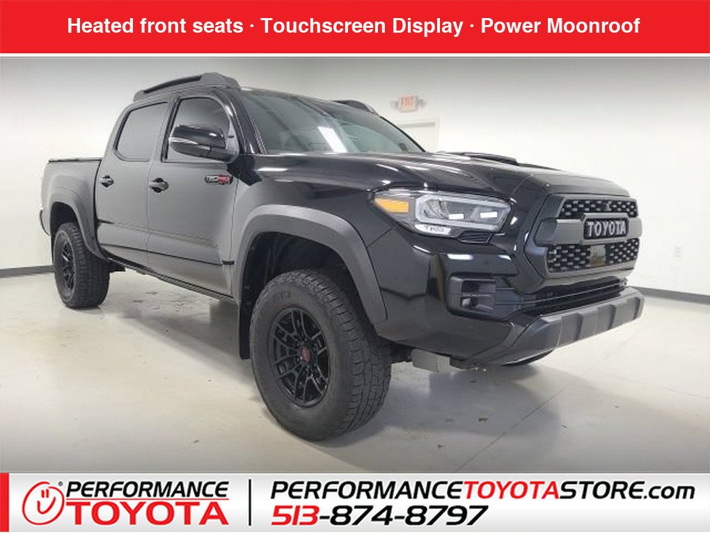 Used 2021 Midnight Black Metallic Toyota TRD Pro image 1