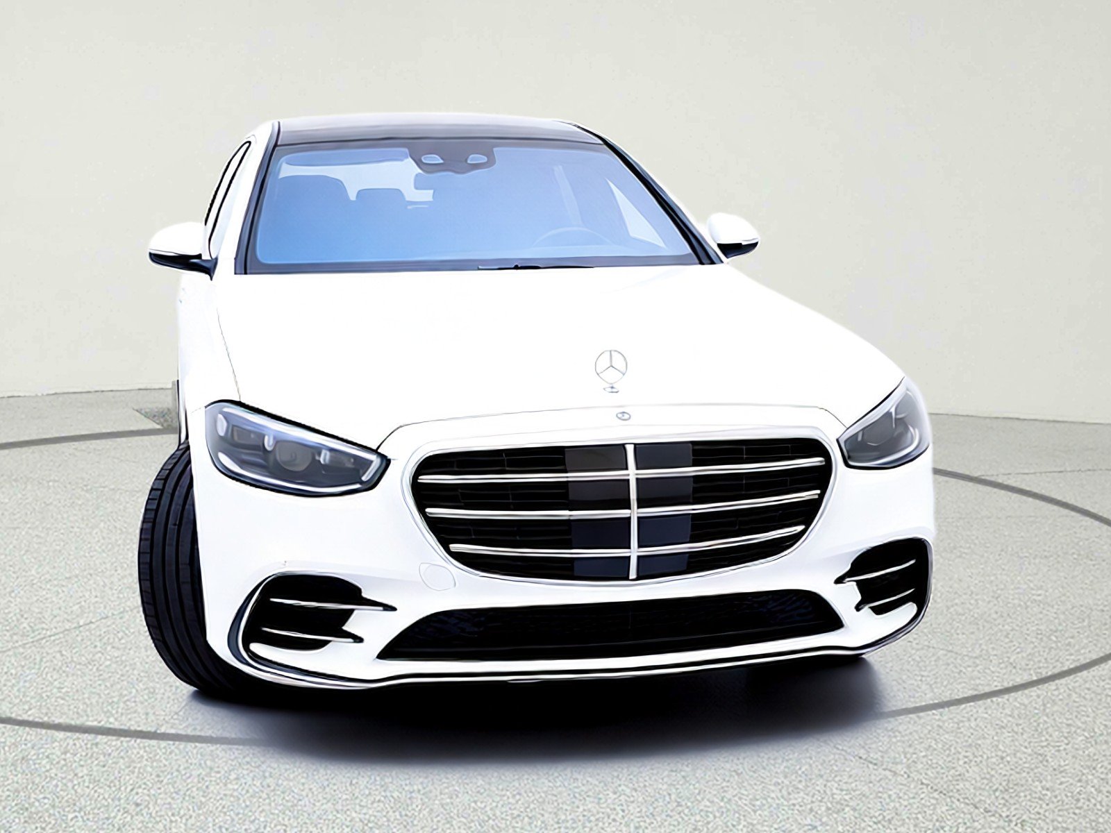 New 2026 MANUFAKTUR Moonlight White Metallic Mercedes-Benz S 580 4MATIC® Sedan image 3