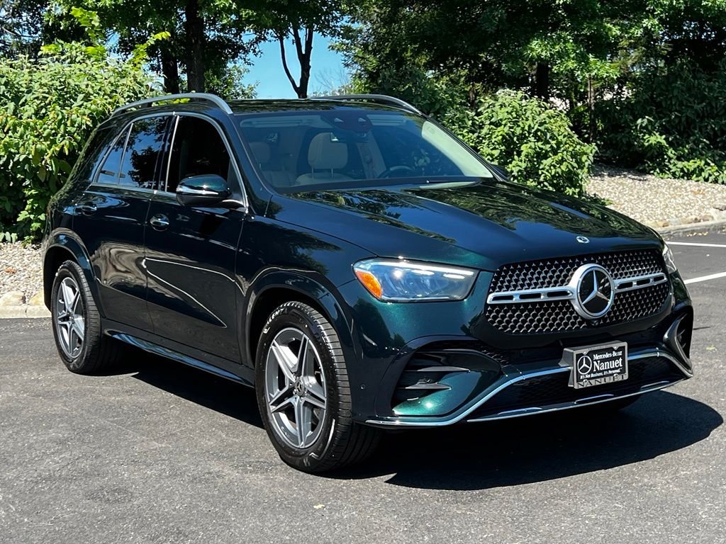 Certified Used 2024 Green Mercedes-Benz GLE 450e image 3