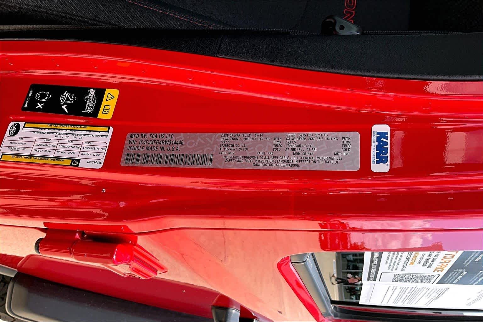 Used 2024 Firecracker Red Clearcoat Jeep Rubicon image 25