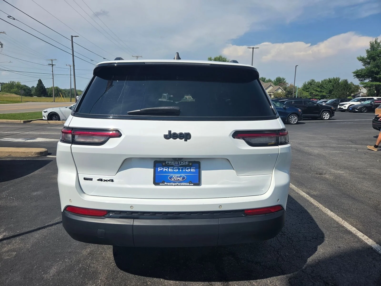 Used 2021 Bright White Clearcoat Jeep Altitude image 7