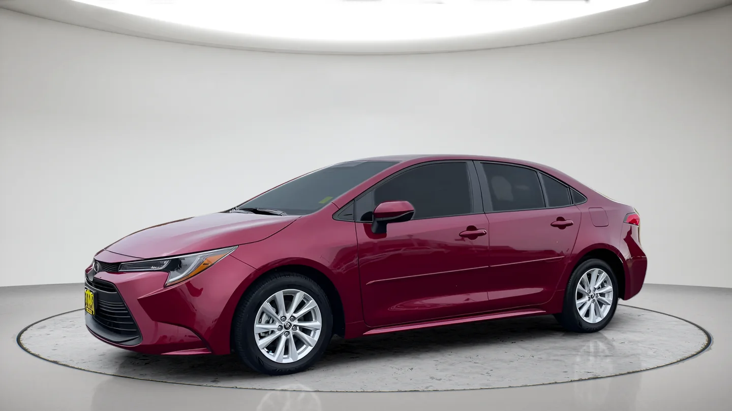 Certified Used 2025 Red Toyota LE image 12