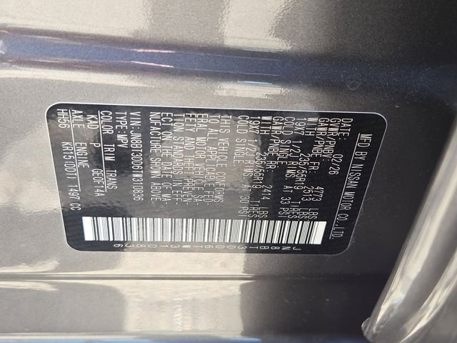 New 2026 Gun Metallic Nissan Platinum image 6