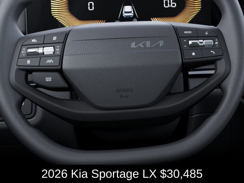 New 2026 Ebony Black Kia LX image 22