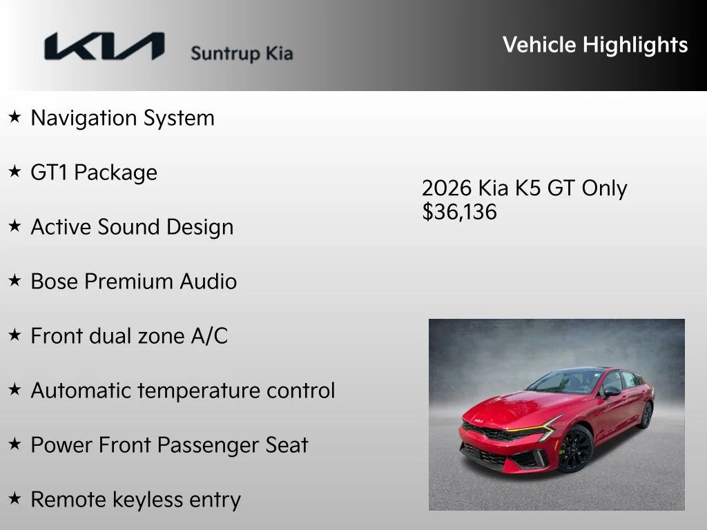 2026 Kia K5 GT - Photo 7
