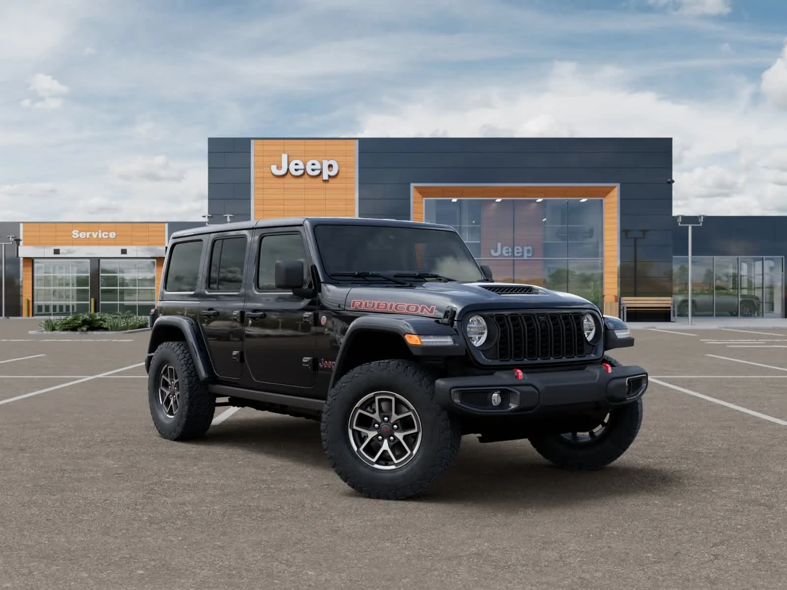 New 2027 Black Clearcoat Jeep Rubicon image 5