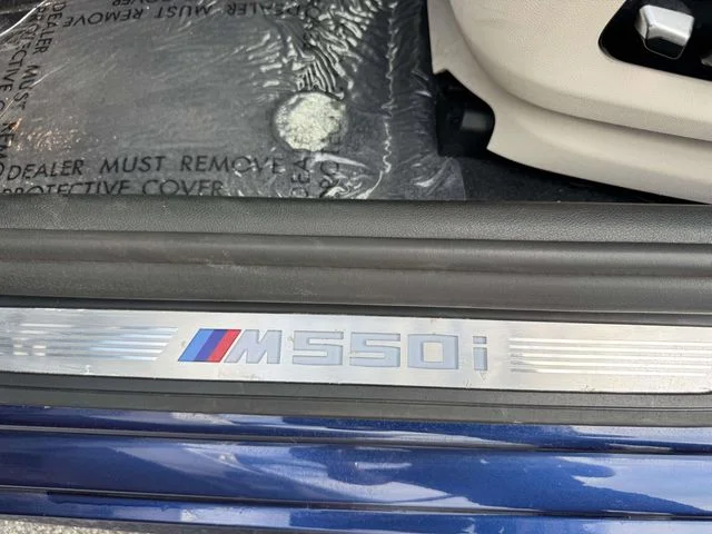Used 2019 Blue BMW M550i xDrive image 24