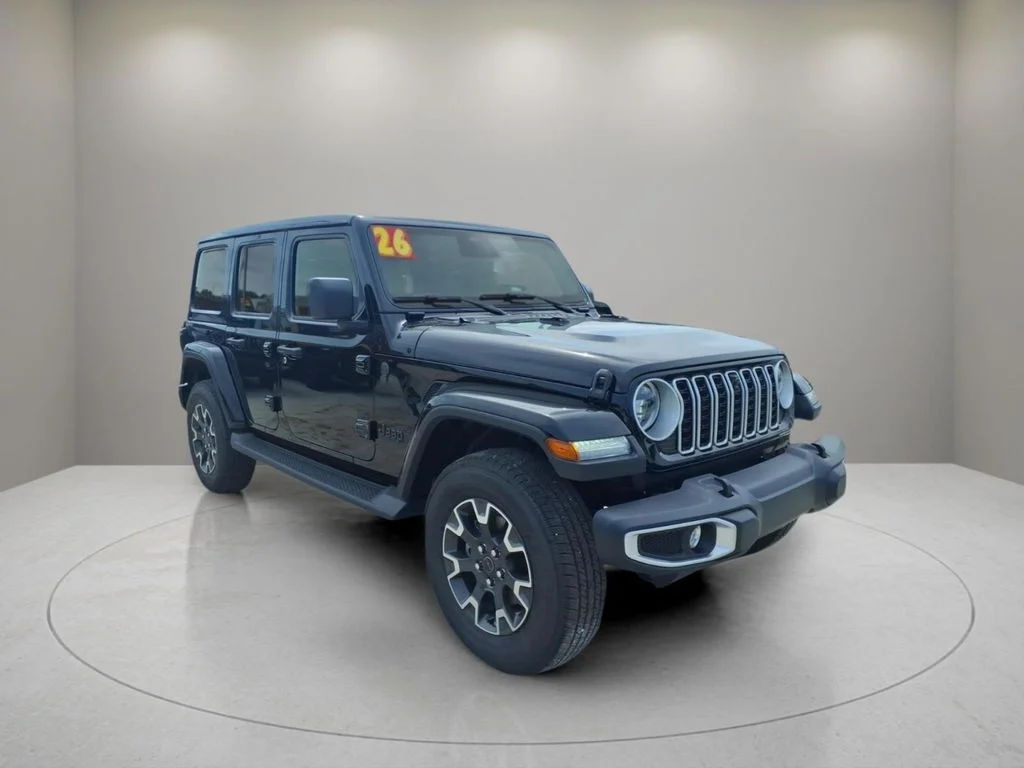 New 2026 Black Clear-Coat Exterior Paint Jeep Sahara image 1