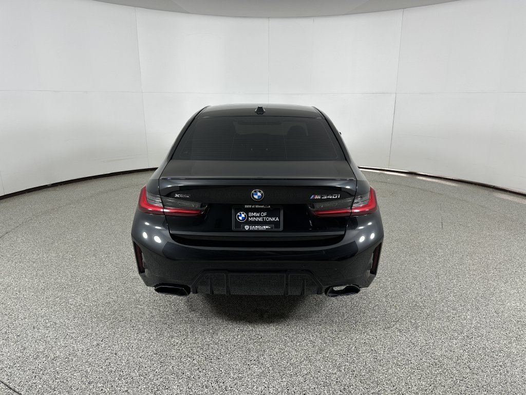 Certified Used 2025 Black Sapphire Metallic BMW M340i xDrive image 7