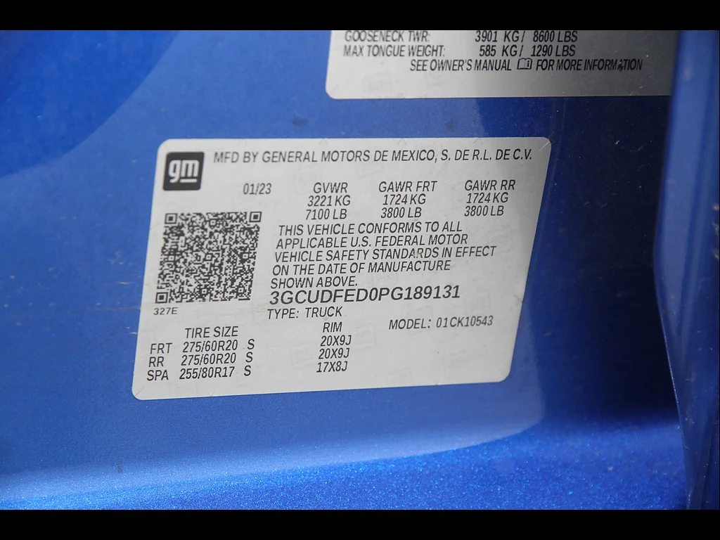 Used 2023 Glacier Blue Metallic Chevrolet LT Trail Boss image 24
