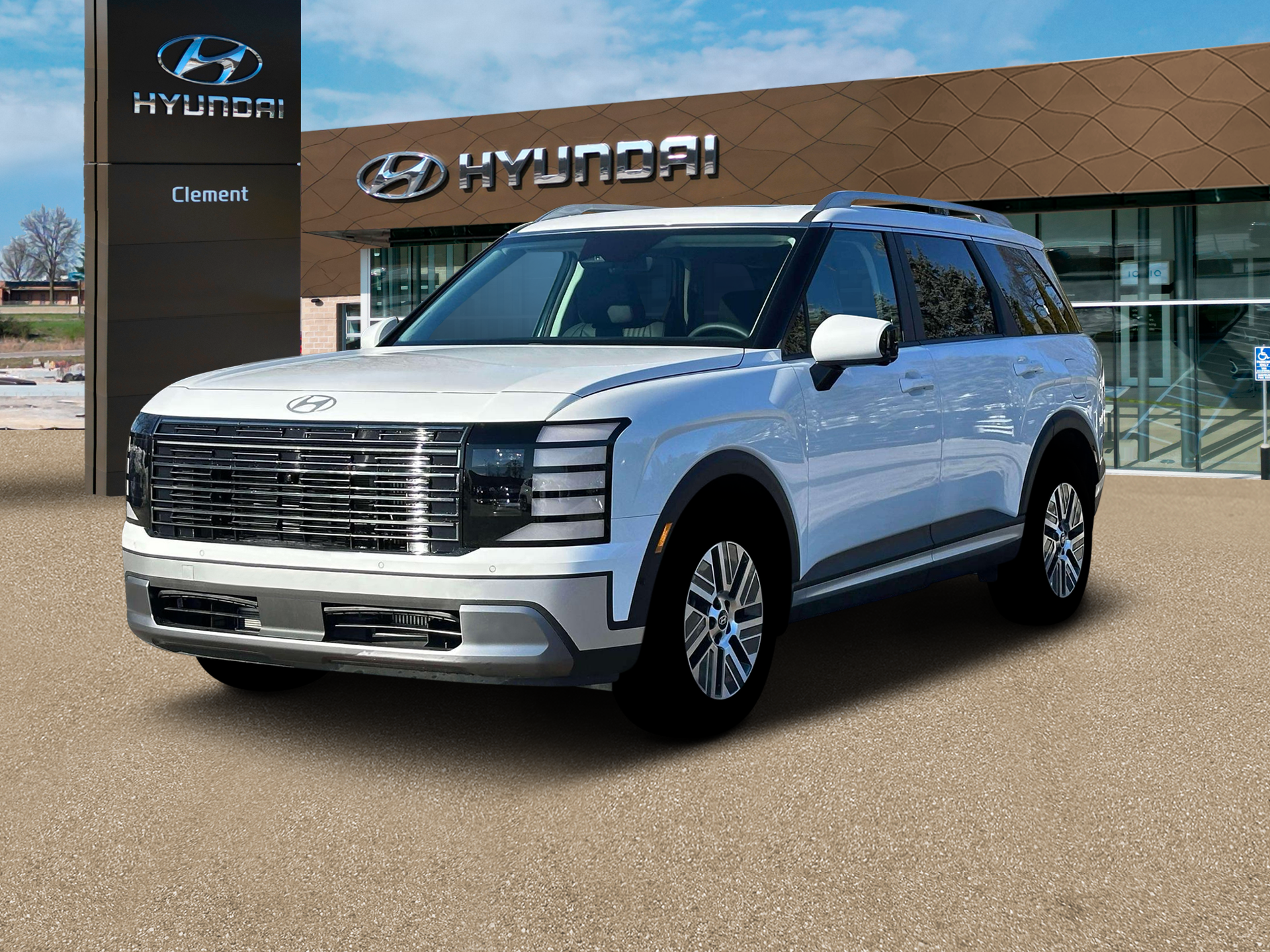 New 2026 White Hyundai SEL Premium 8P image 1