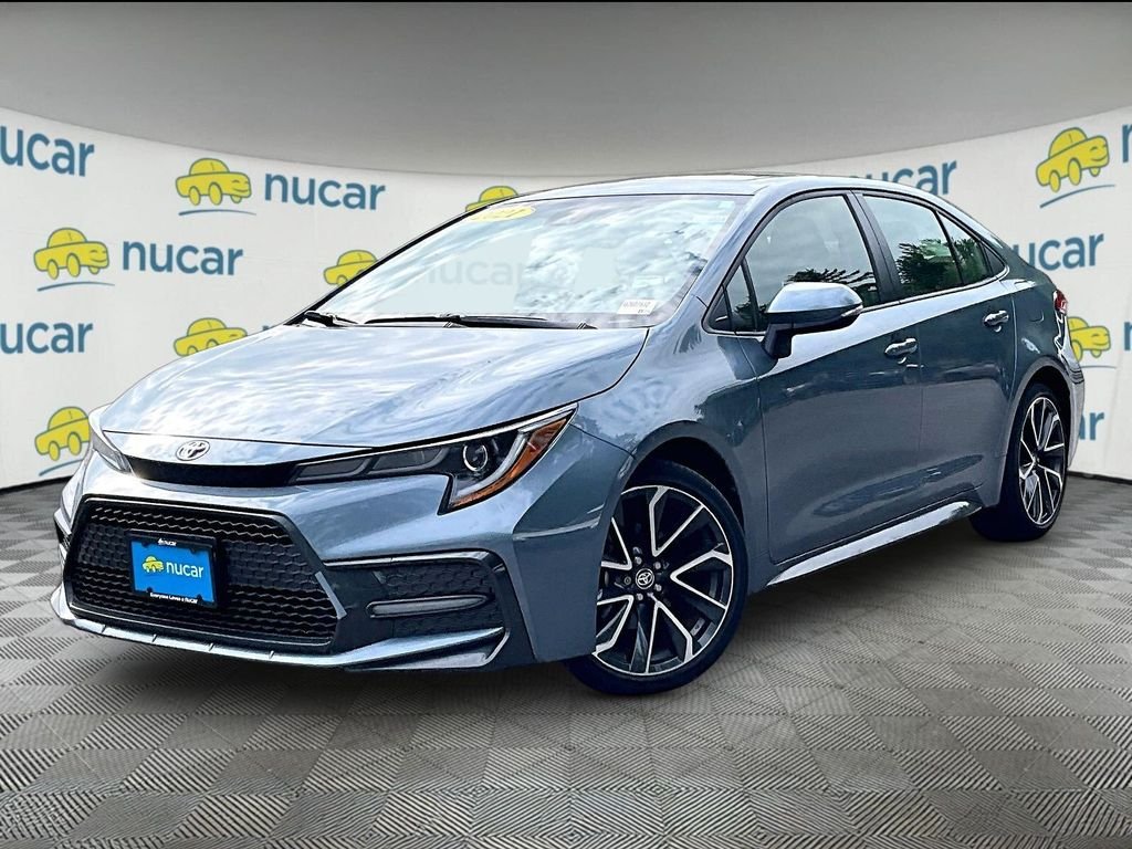Used 2021 Celestite Toyota SE image 3