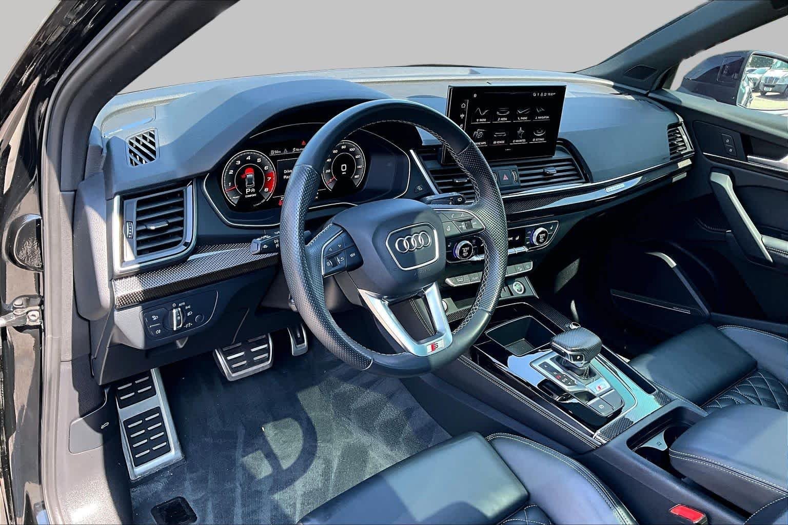 Used 2023 Mythos Black Metallic Audi Premium Plus image 17