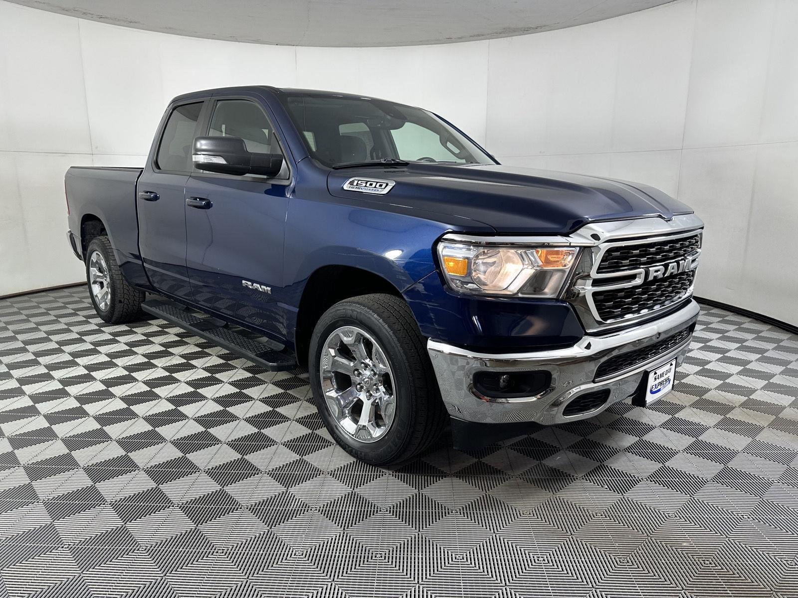 Used 2022 Patriot Blue Pearlcoat Ram Big Horn image 13