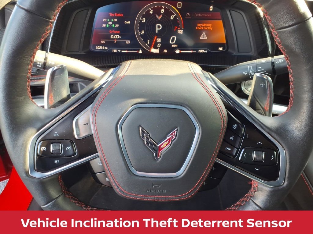 Used 2020 Torch Red Chevrolet Stingray 3lt w/z51, front end lift, carbon fiber roof & more! image 38