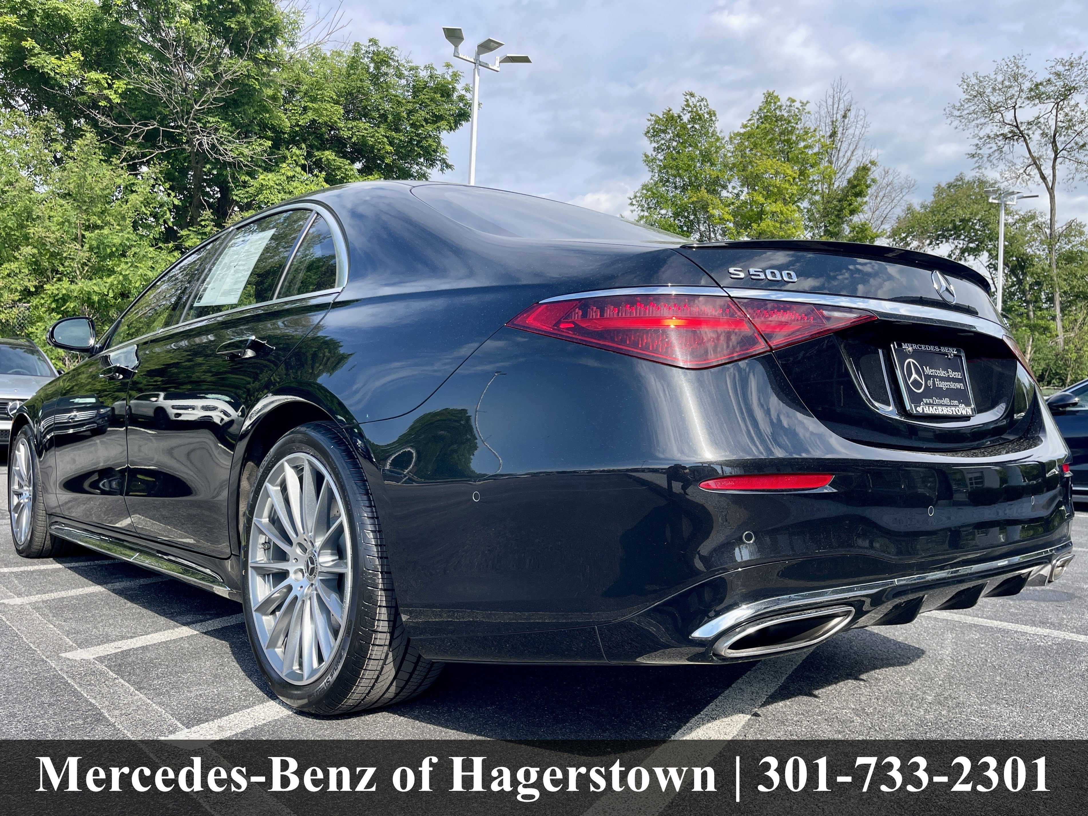 Certified Used 2022 Obsidian Black Mercedes-Benz S 500 4MATIC® Sedan image 36