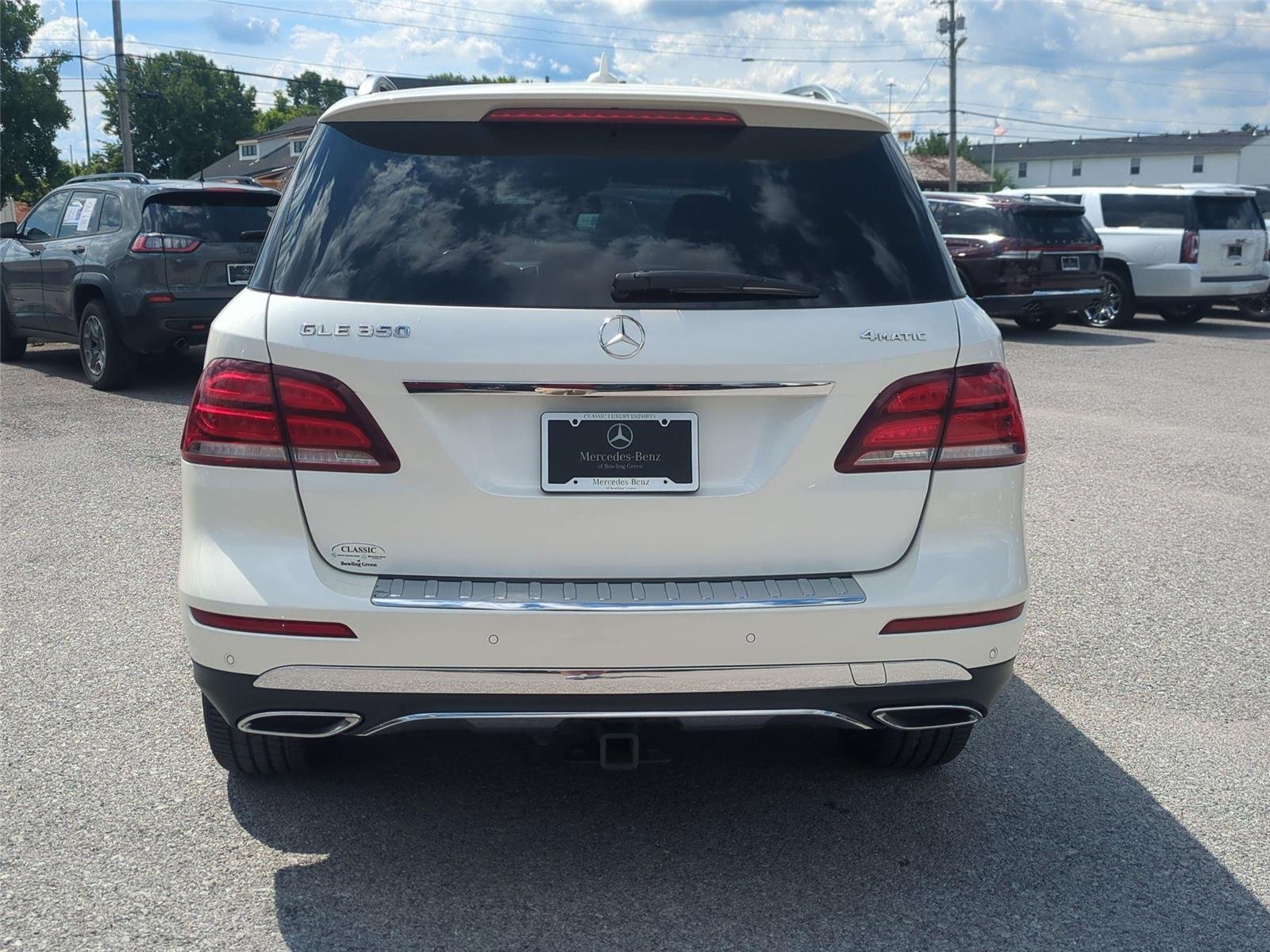Used 2018 designo Diamond White Metallic Mercedes-Benz GLE 350 image 4