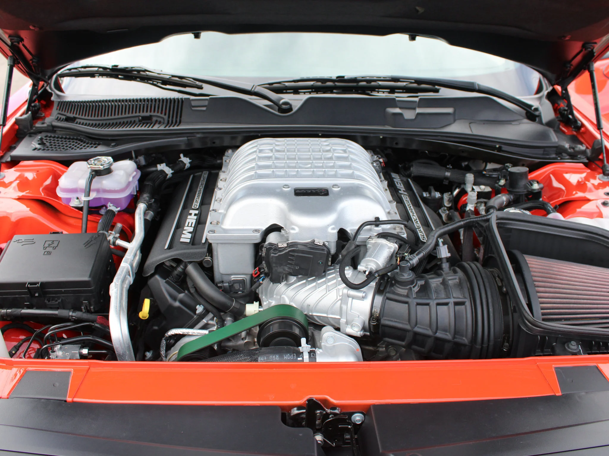 Certified Used 2021 go mango Dodge SRT Hellcat Redeye Widebody * No Accidents | 797 HP | Supercharged V8 | Laguna Leather image 12