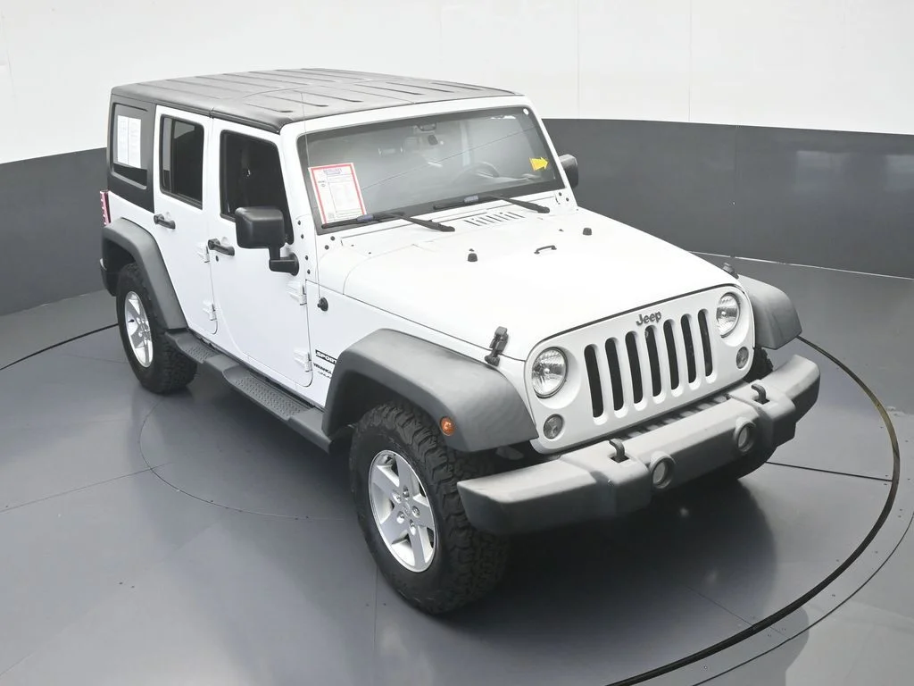 Used 2018 Bright White Clearcoat Jeep Unlimited Sport image 49
