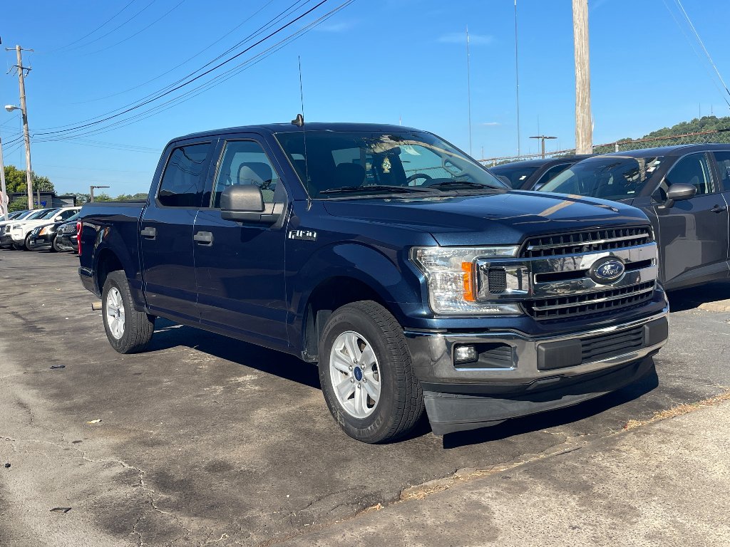 Used 2019 Blue Jeans Metallic Ford XLT image 1