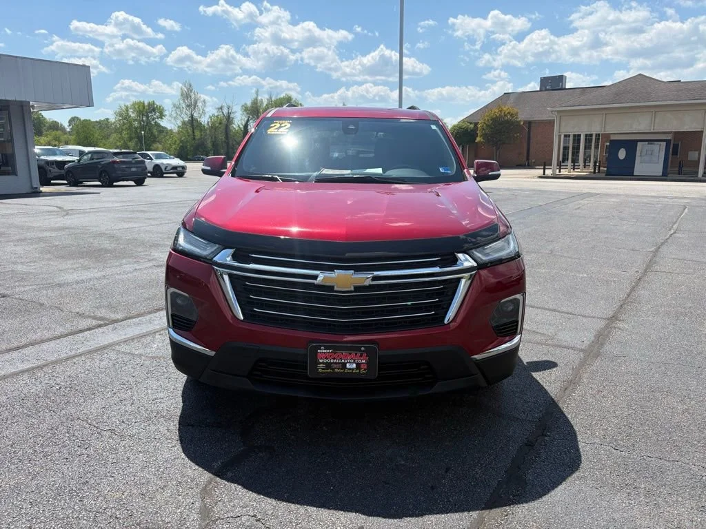 Used 2022 Cherry Red Tintcoat Chevrolet LT Cloth image 1