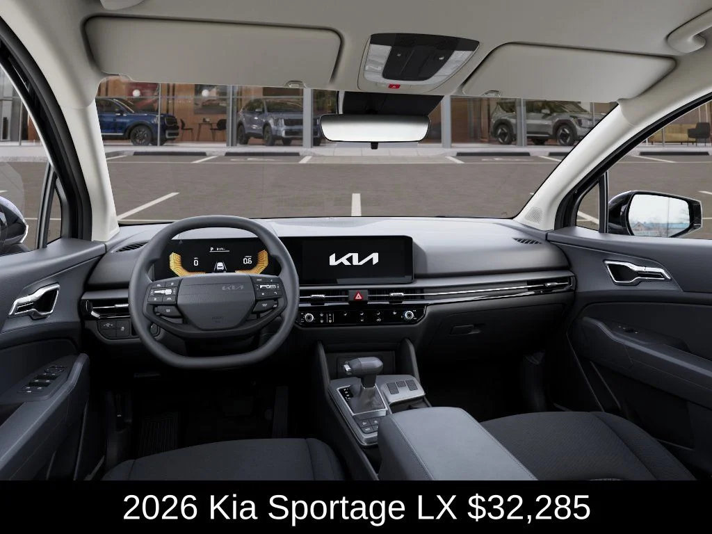 New 2026 Ebony Black Kia LX image 14