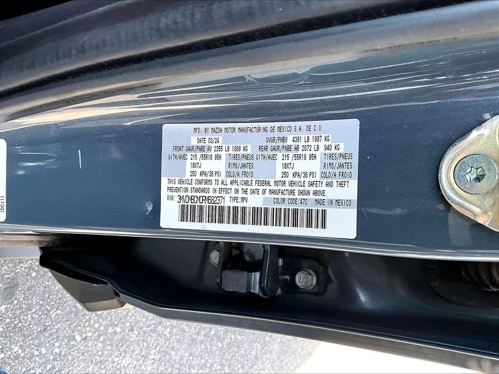Used 2024 Polymetal Gray Metallic Mazda 2.5 S Carbon Edition image 35