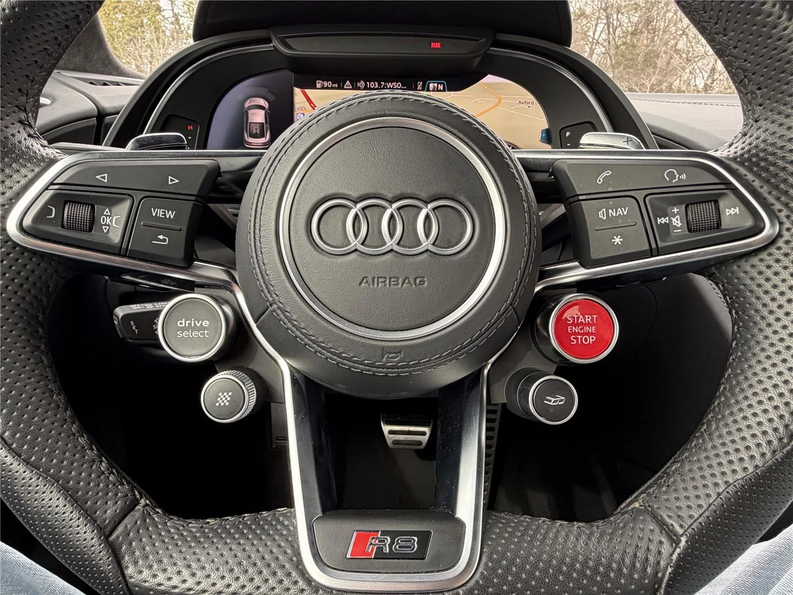 Used 2023 Vegas Yellow Audi V10 performance image 11