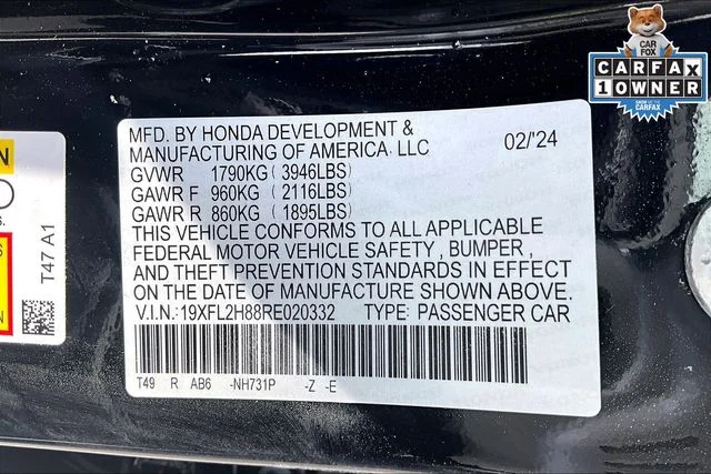 Used 2024 Crystal Black Pearl Honda Sport image 30
