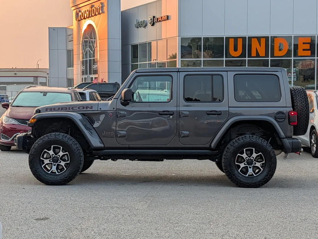 Certified Used 2021 Grey Jeep Unlimited Rubicon - - 4x4 - Leather - Cold Weather Grp - Trailer Tow - LED Grp & More! image 5