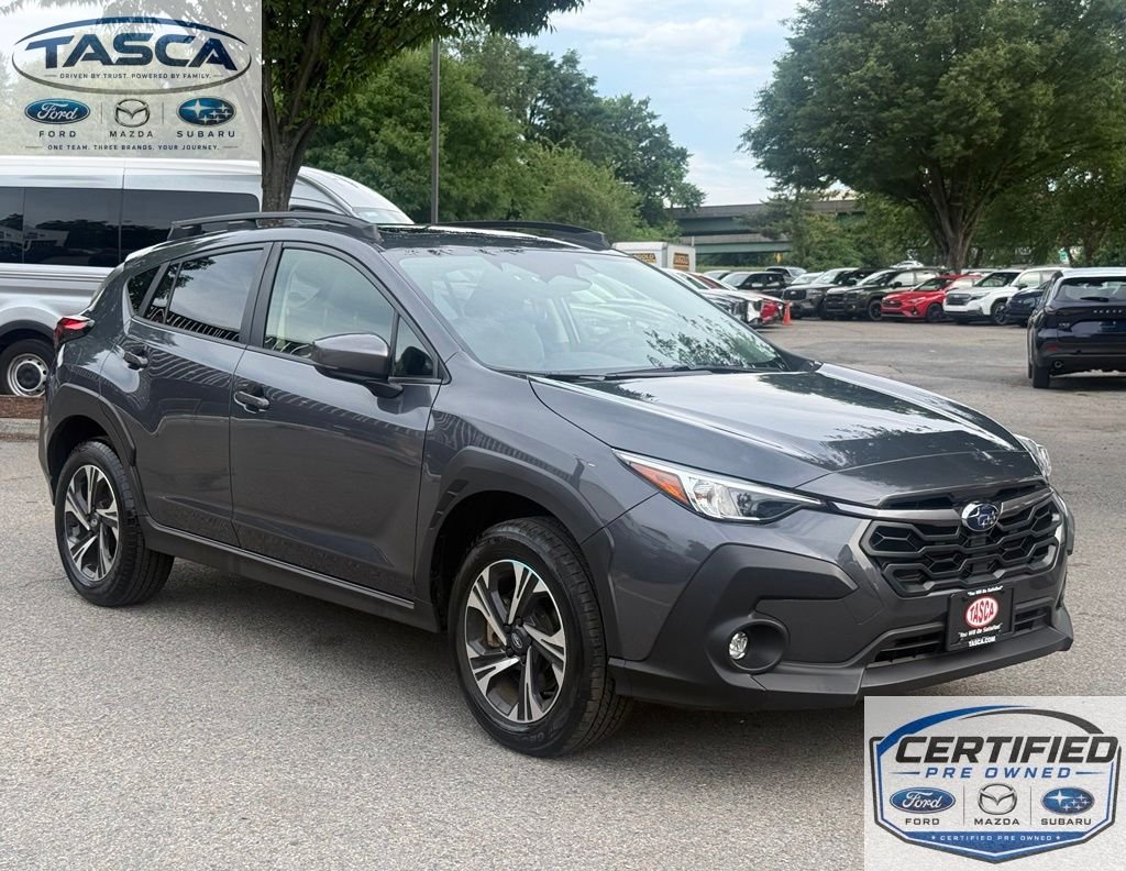 Used 2024 Magnetite Gray Pearl Subaru Premium image 1