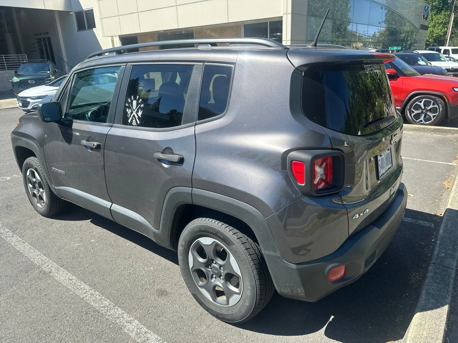 Used 2018 Crystal Metallic Jeep Sport image 2